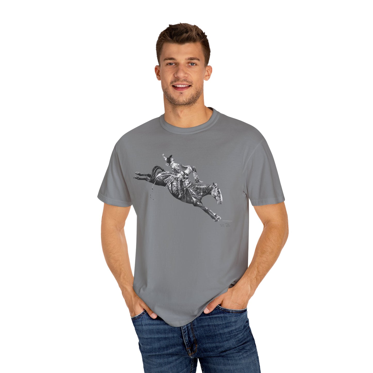Bareback Jack T-shirt - Unisex Garment-Dyed