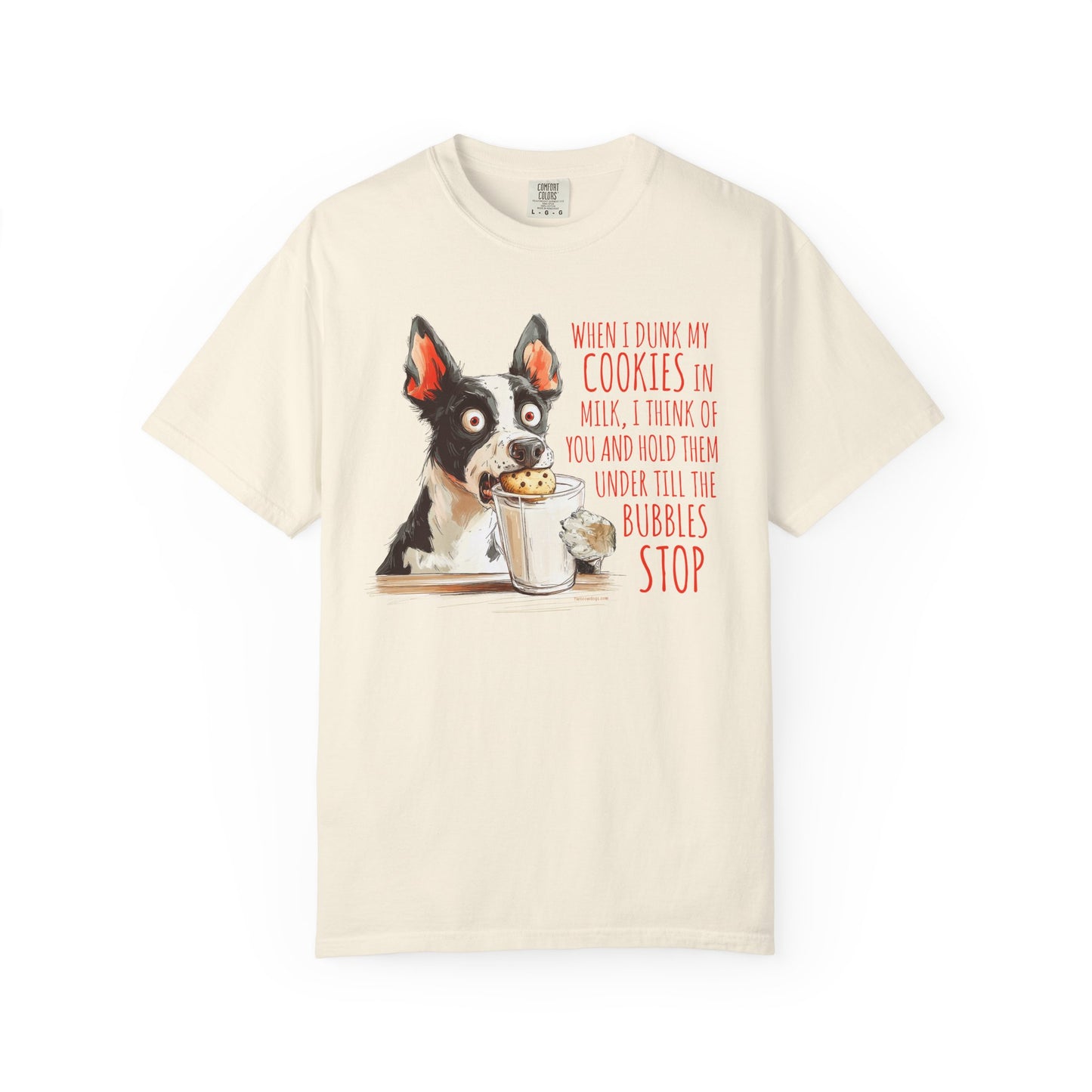 Cowdog Dipping Cookies T-Shirt - Unisex