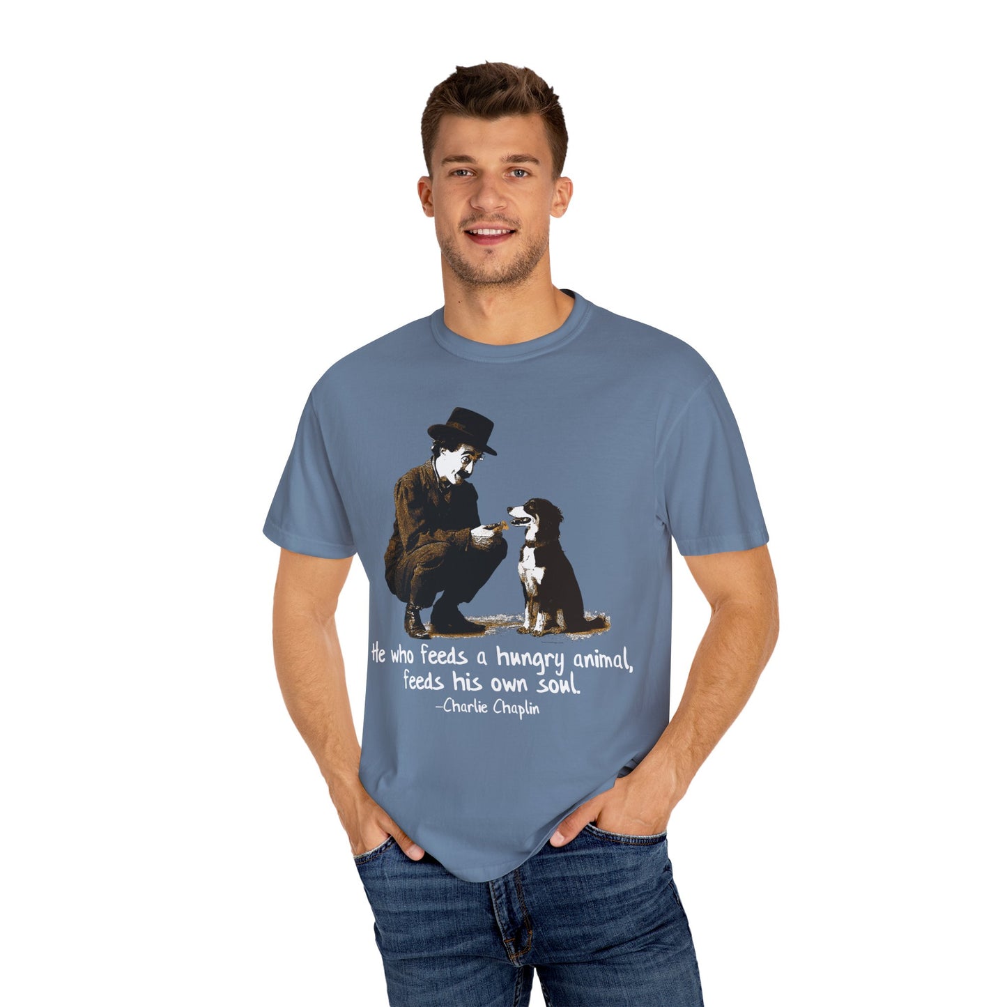 Vintage Chaplin Kindness Cowdog T-shirt