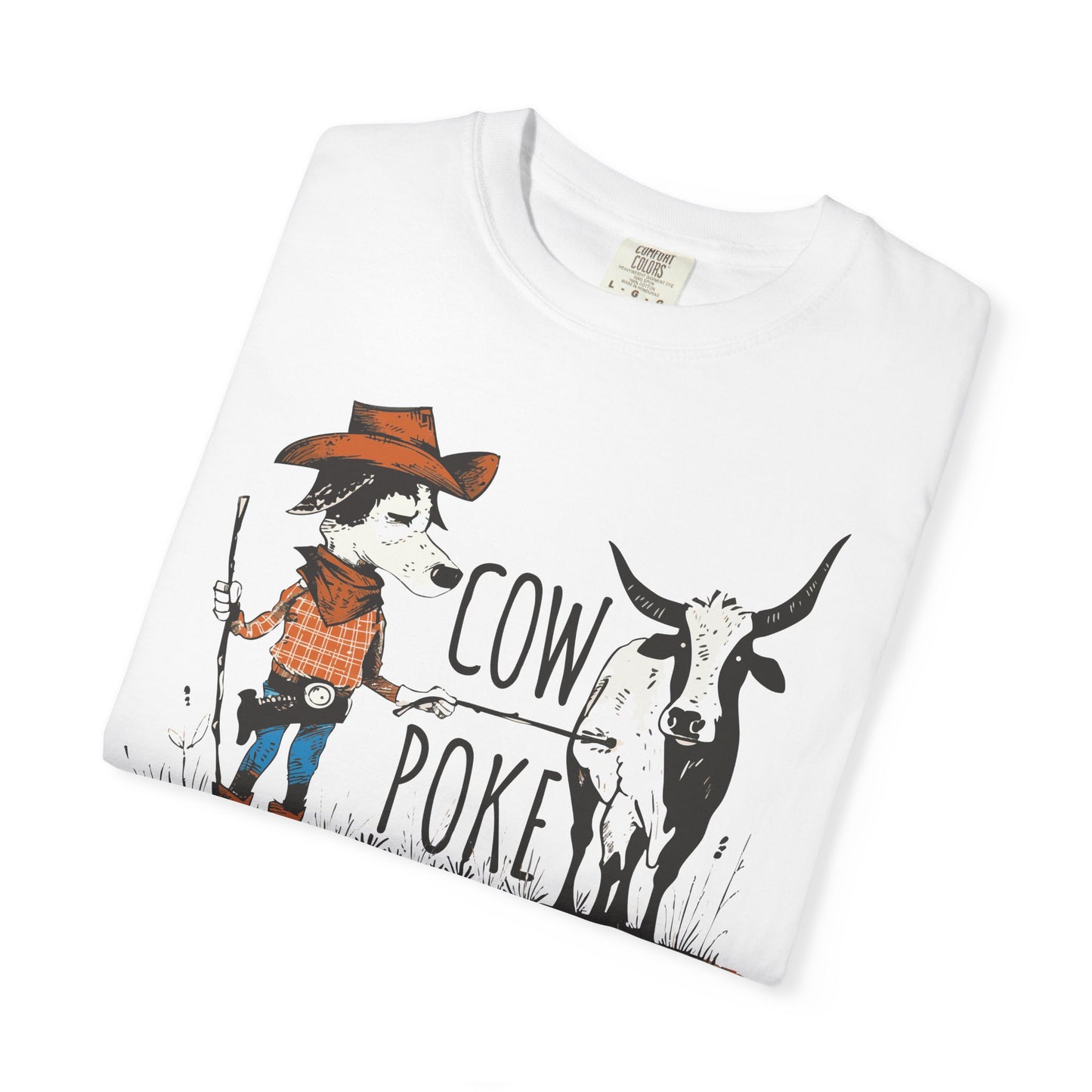Cow Poke T-Shirt - Unisex Garment-Dyed