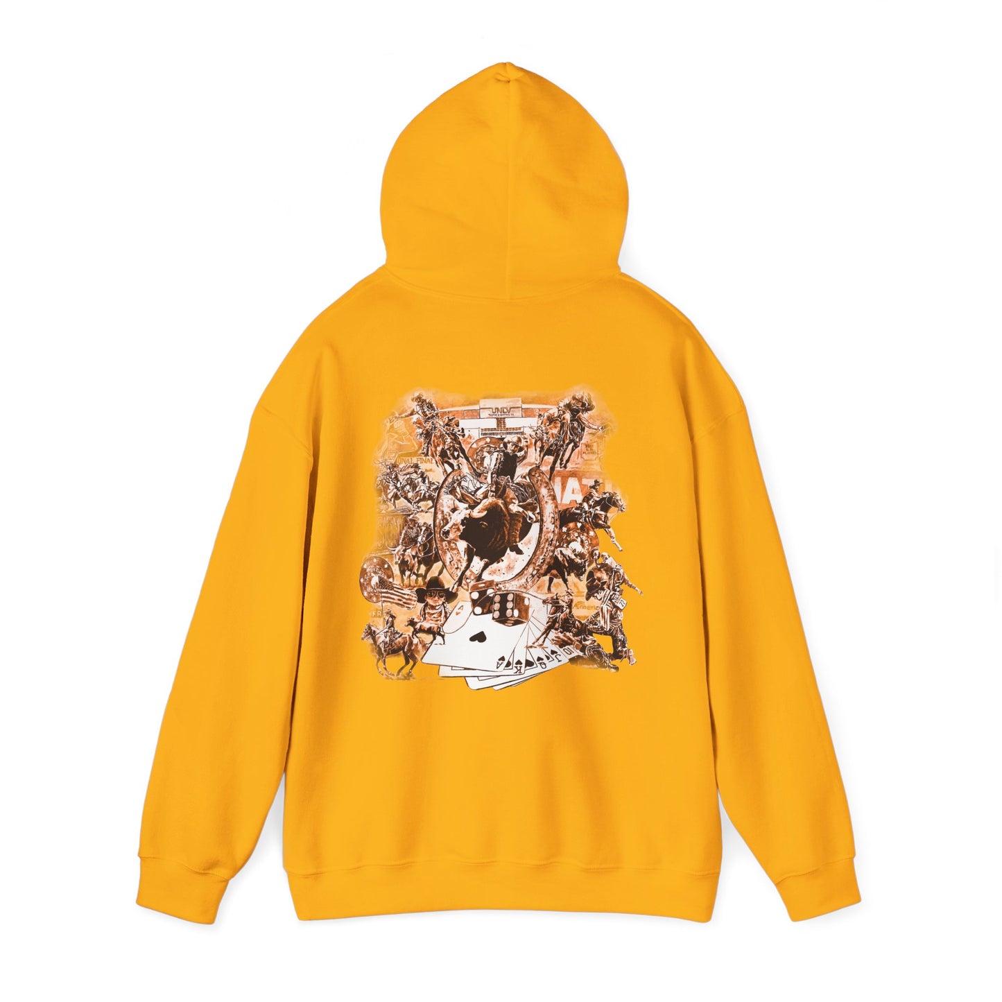 Vegas NFR Rodeo, Heavy-Blend Hooded Sweatshirt, National Finals Rodeo