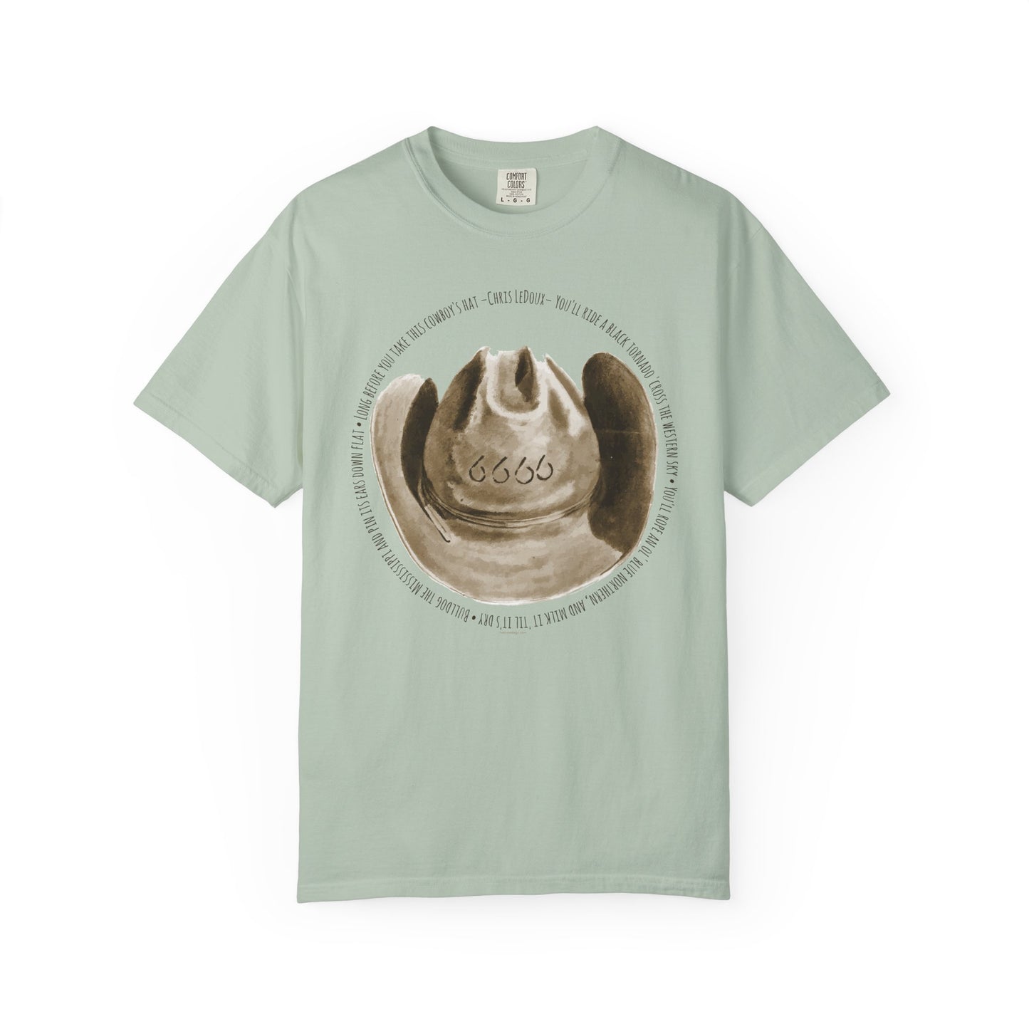 Unisex T-Shirt 6666 Cowboy Hat Design