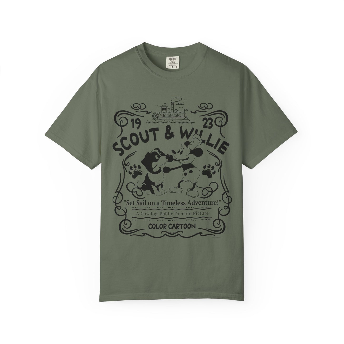 Vintage Scout and Steamboat Willie T-Shirt