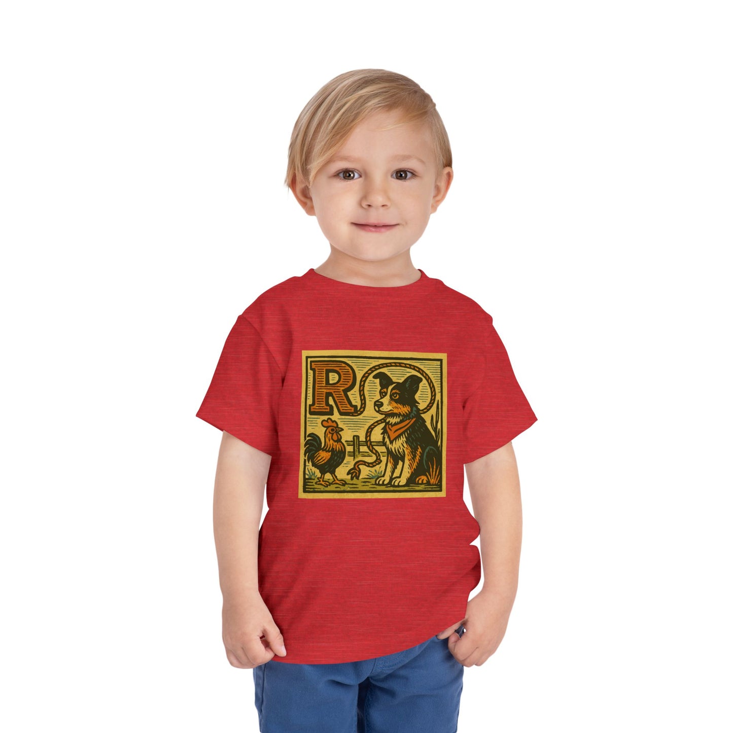 Western Block "R" Toddler Heavy Cotton™ Tee