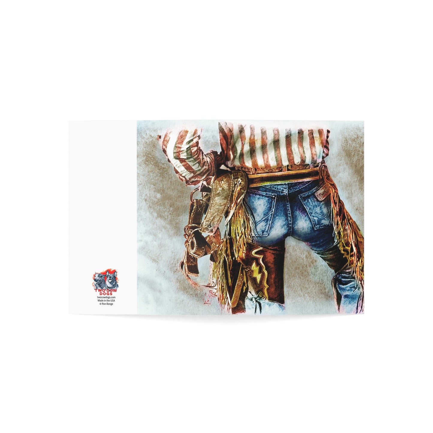 Notecards - Wrangler Butt design - Set of 10
