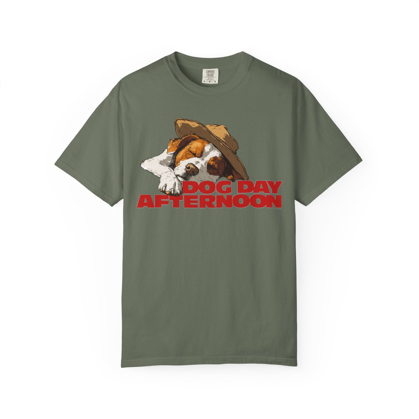 Unisex Garment-Dyed T-shirt Dog Day Afternoon Graphic Tee