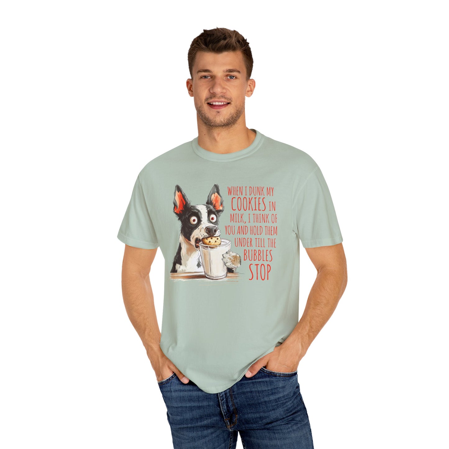 Cowdog Dipping Cookies T-Shirt - Unisex