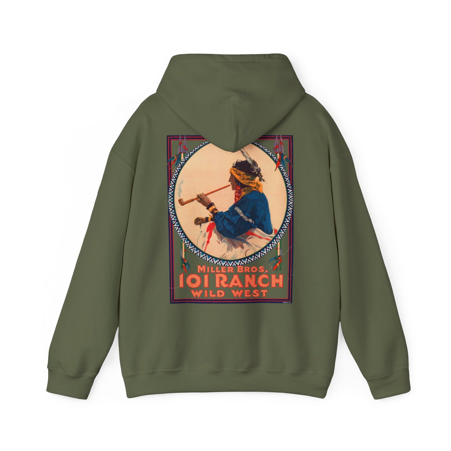 Vintage Wild West Show Hoodie Sweatshirt