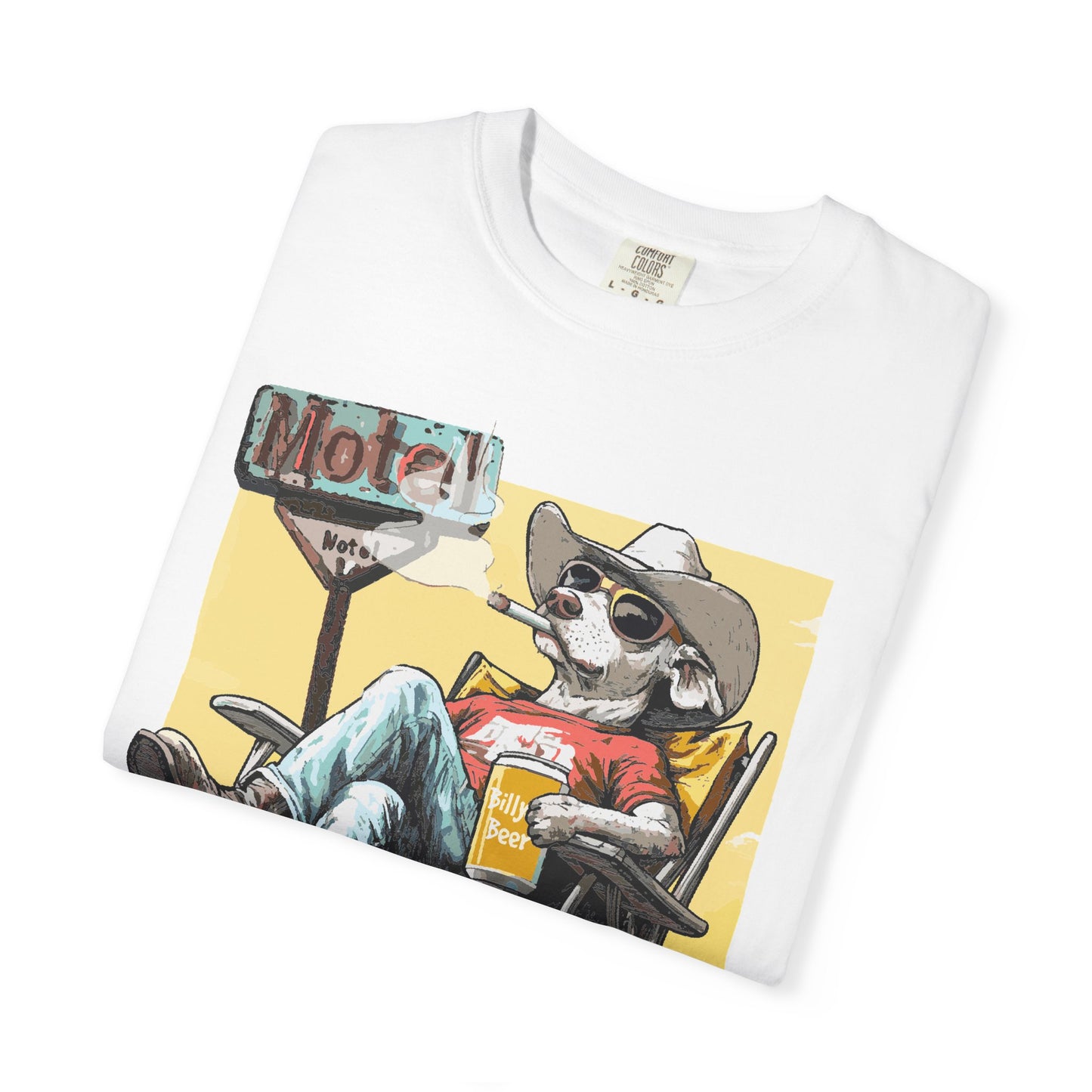 Two Pack Habit and a Motel Tan Tee Shirt