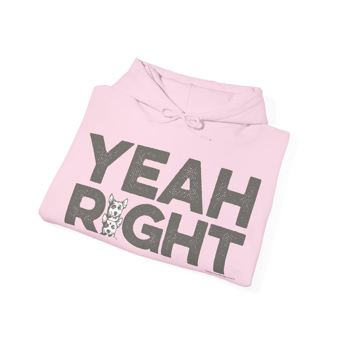 YEAH RIGHT, Heavy-Blend Hooded Sweatshirt