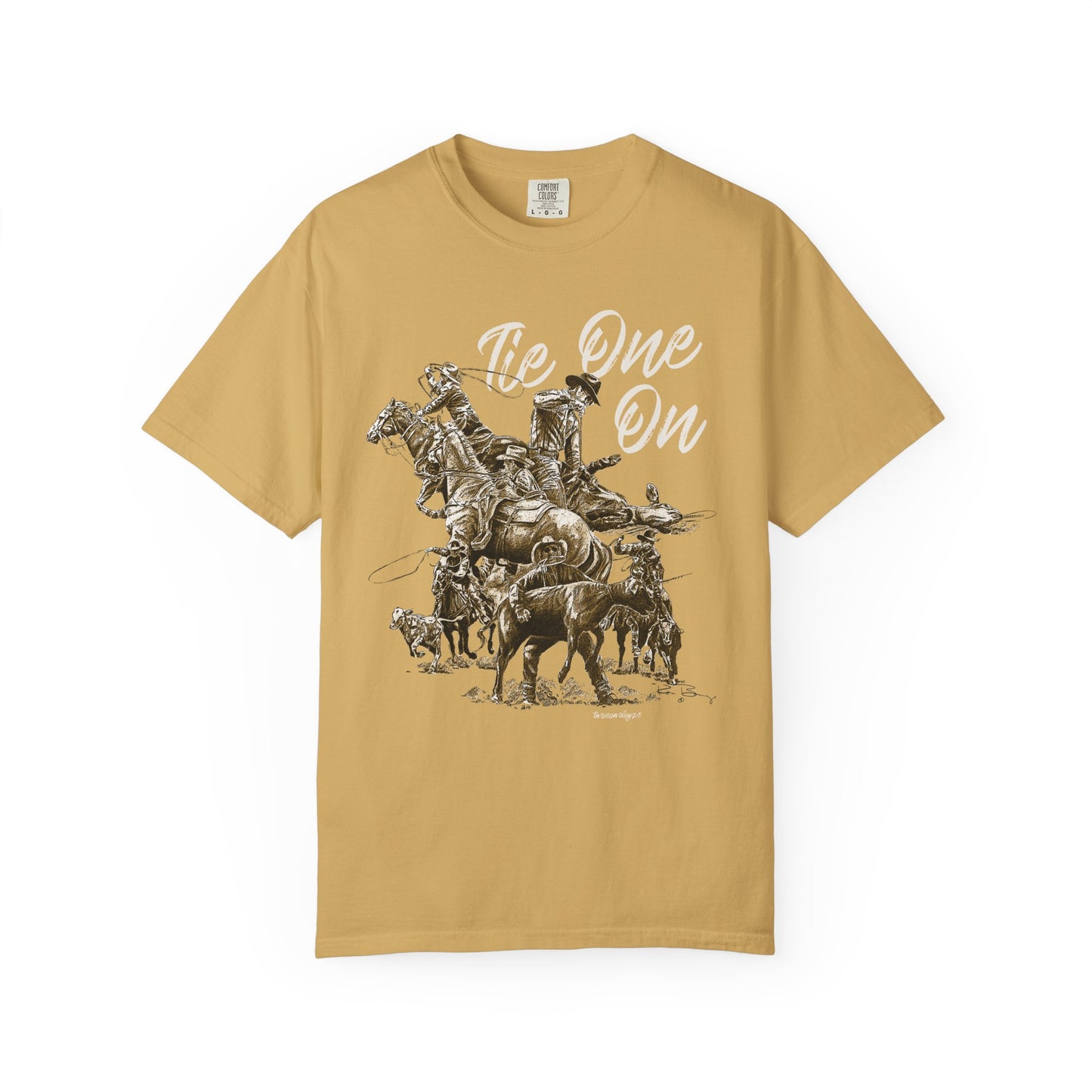 Rodeo Calf Roping, Tie-Down T-Shirt
