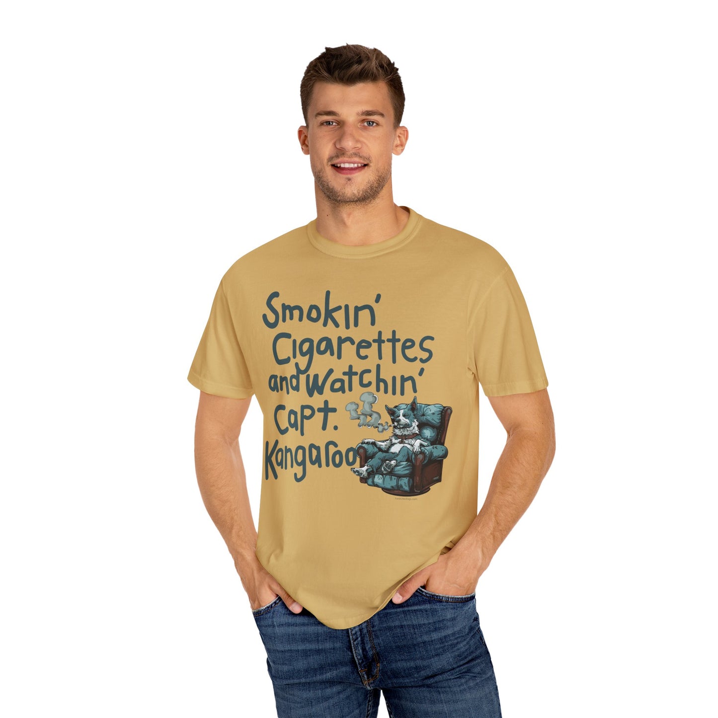 Retro T-Shirt 'Smokin' Cigarettes and Watchin' Captain Kangaroo'