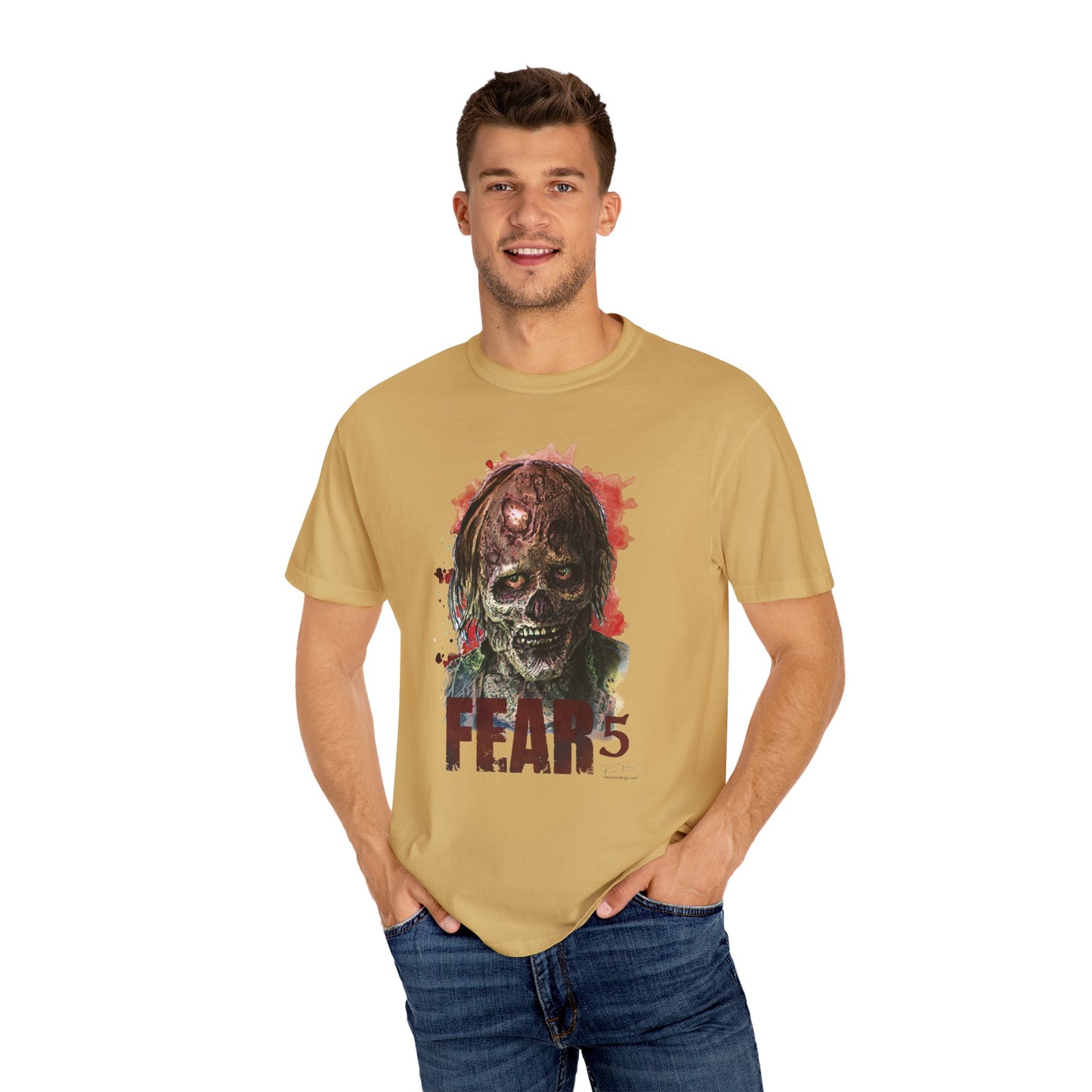 Fear 5 Zombie Garment-Dyed T-shirt