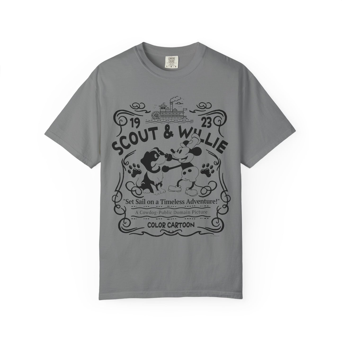 Vintage Scout and Steamboat Willie T-Shirt