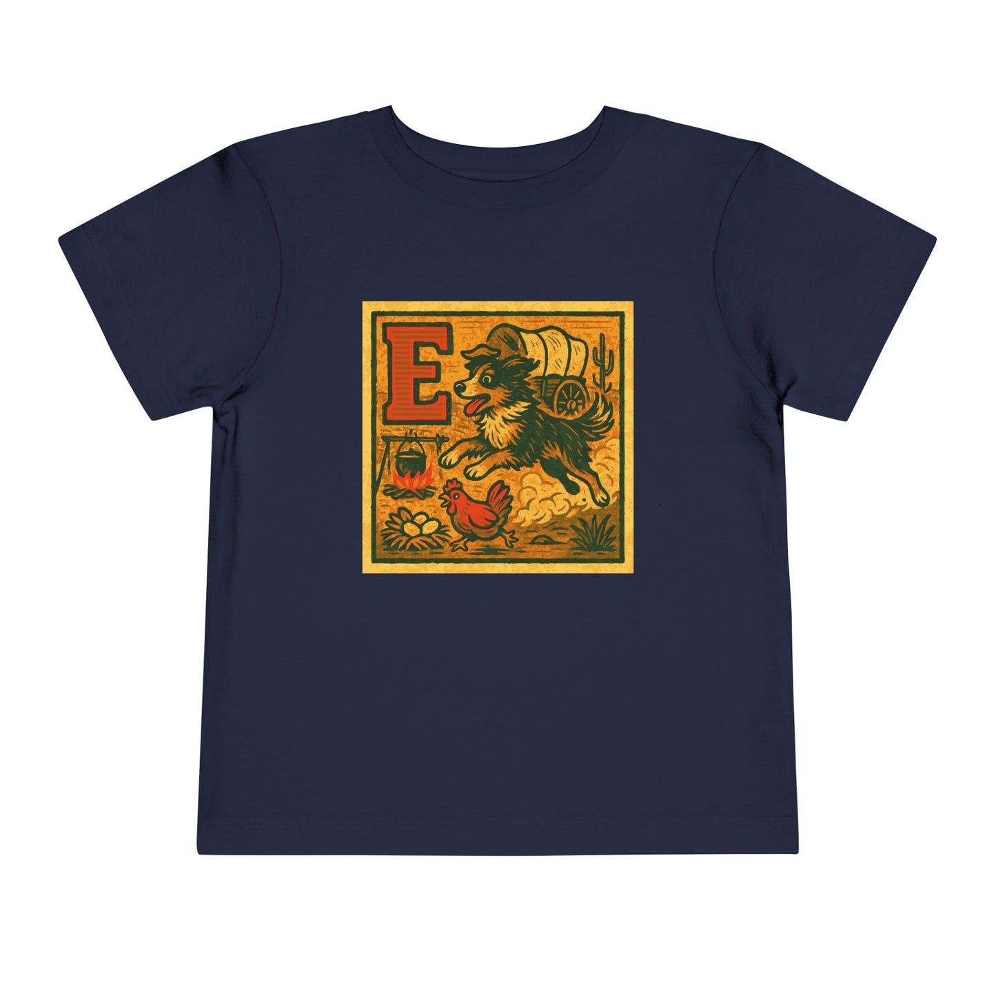 Western Block "E" Toddler Heavy Cotton™ Tee