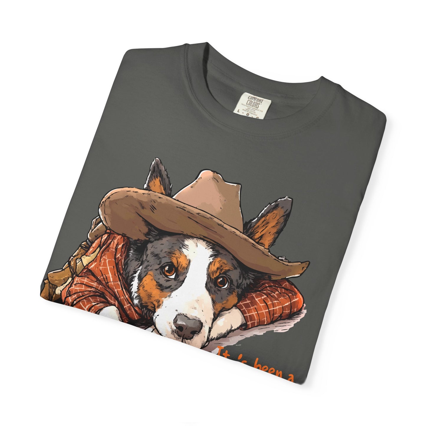 Garment-Dyed T-shirt Hard Days Night Cowdog Shirt