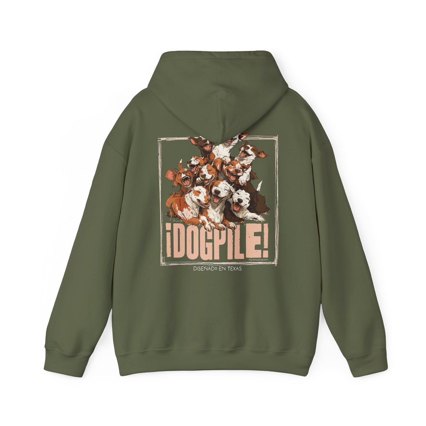 Dogpile Cowdog Graphic Hoodie - Unisex Sweatshirt