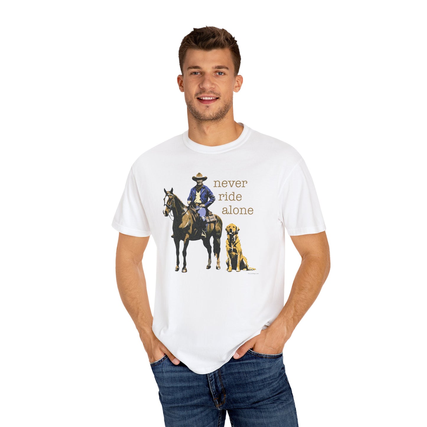 Never Ride Alone Tee Shirt