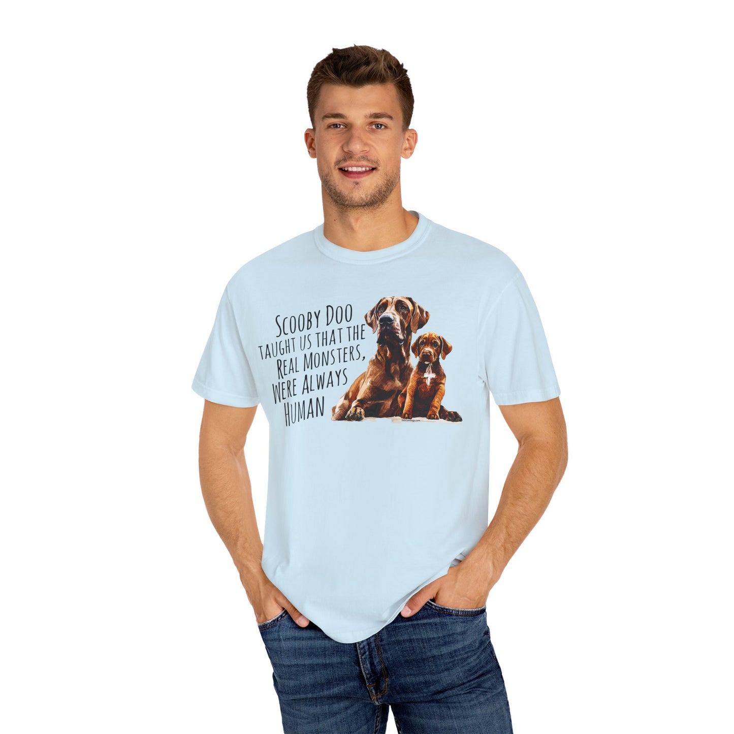 Scooby Scrappy Unisex Garment-Dyed T-shirt