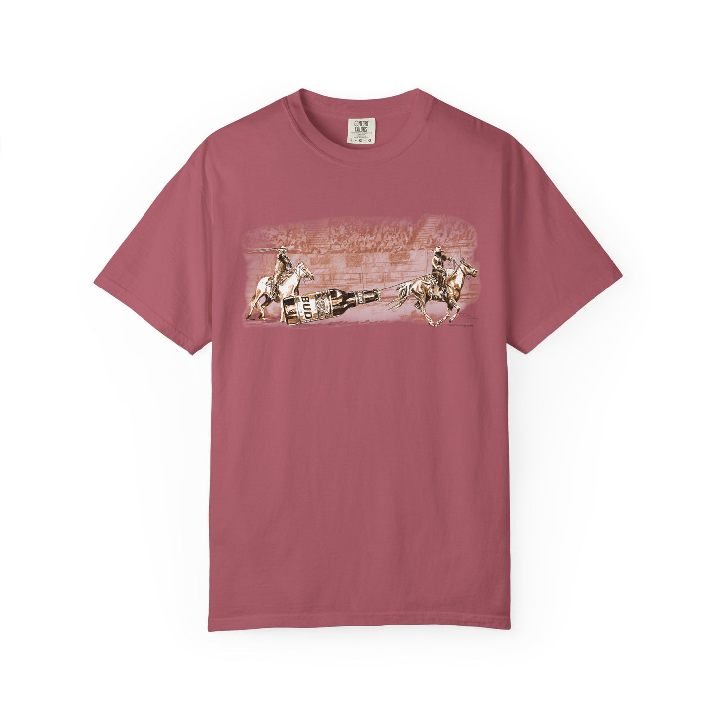 Team Ropers Roping Bottle Unisex T-shirt - Original Art Design