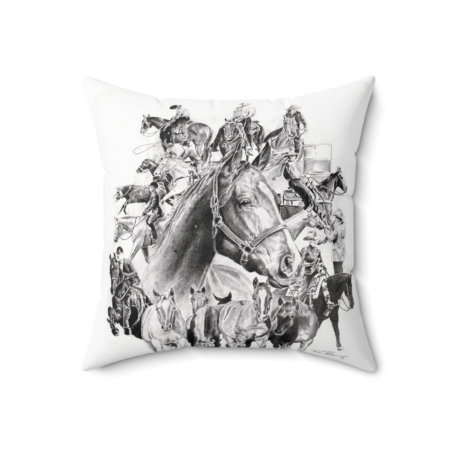 Quarter Horse Pillow