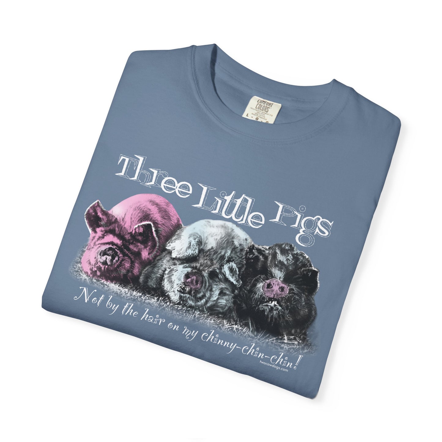Three Little Pigs Garment-Dyed T-shirt