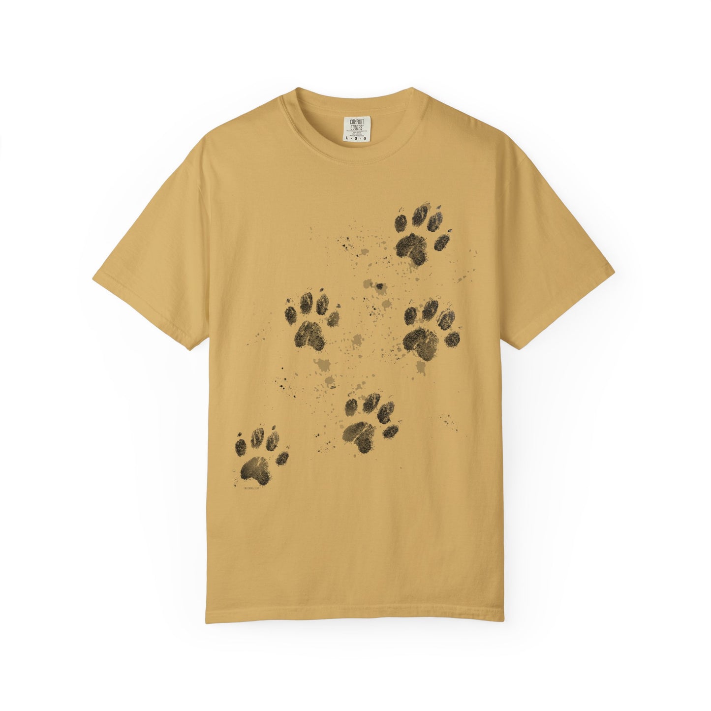 Dog Tracks T-Shirt - Unisex Garment-Dyed