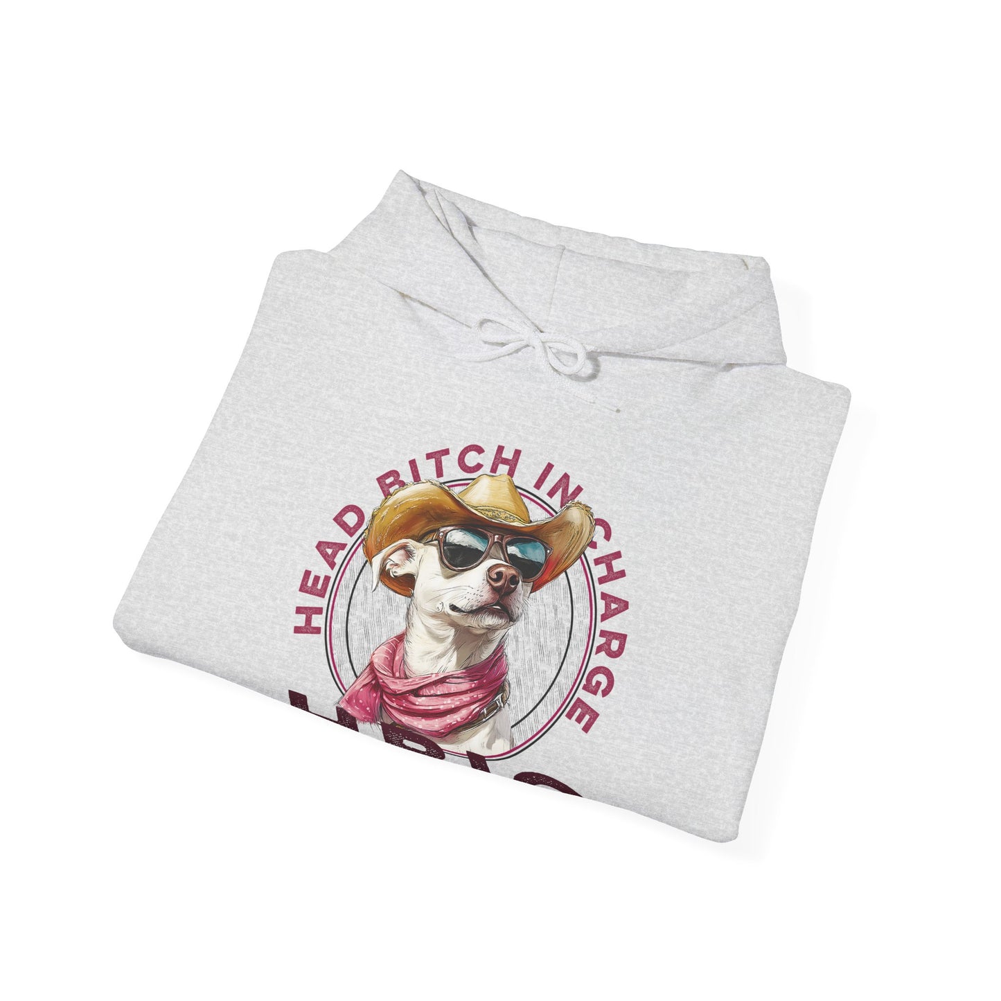 Hooded Sweatshirt HBIC Head Bitch in Charge Design