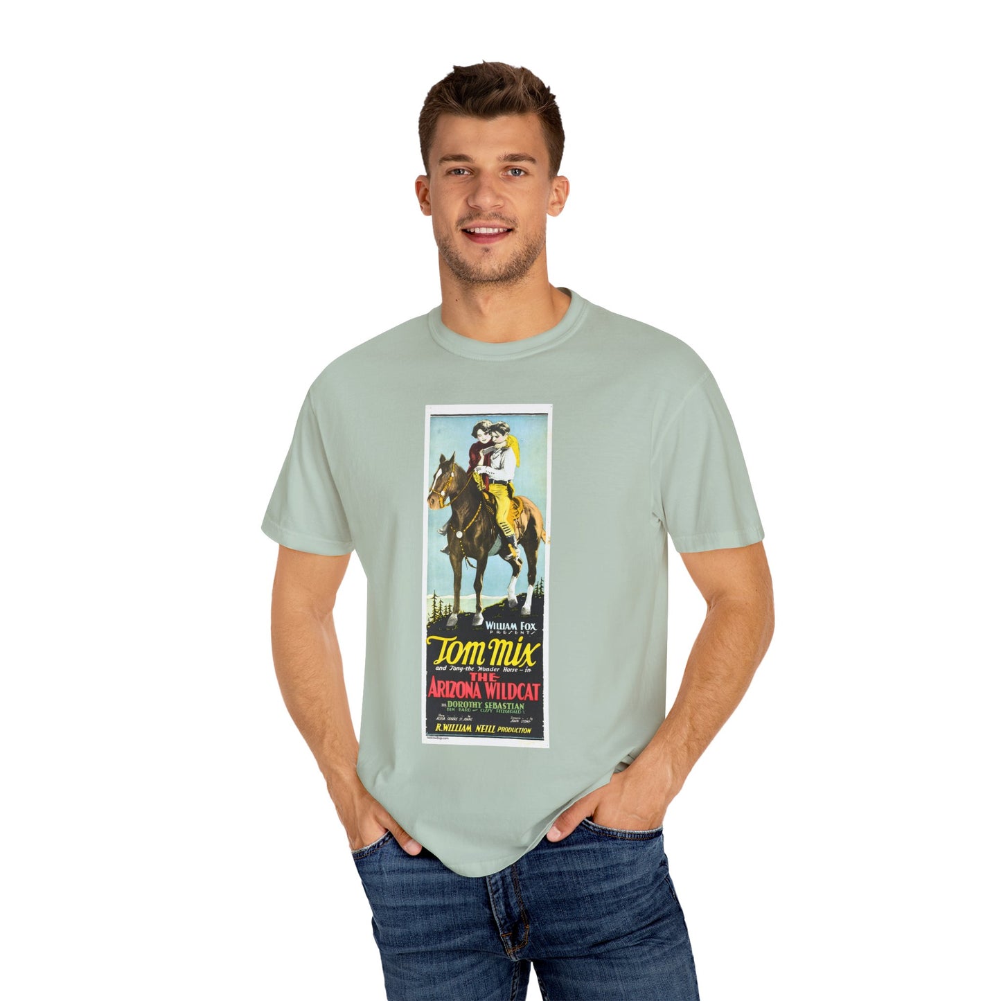 Tom Mix Unisex T-shirt, The Arizona Wildcat Design