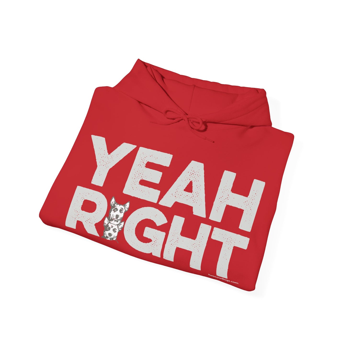 YEAH RIGHT, Heavy-Blend Hooded Sweatshirt