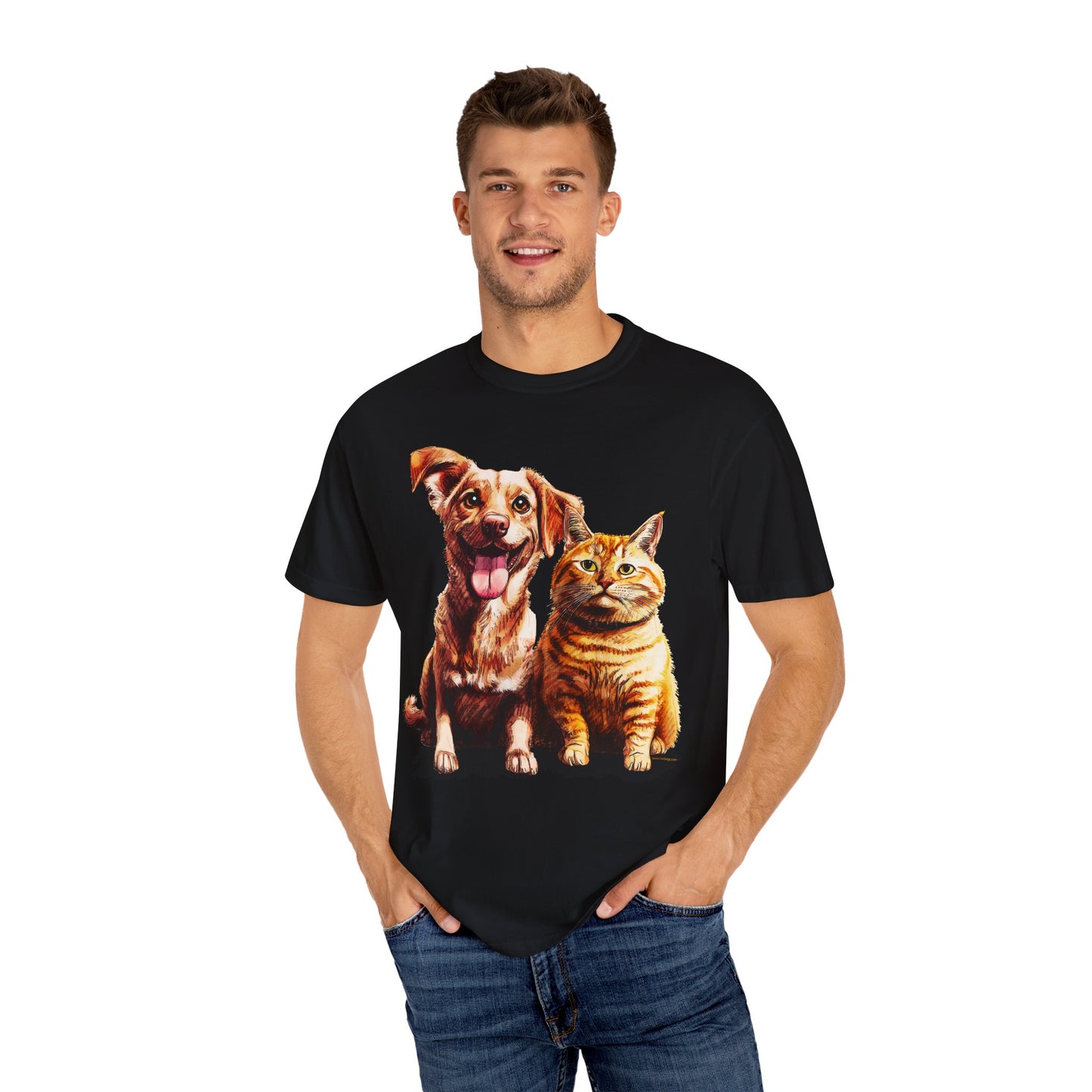 Odie and His Fat Cat Friend Super-Soft Tee