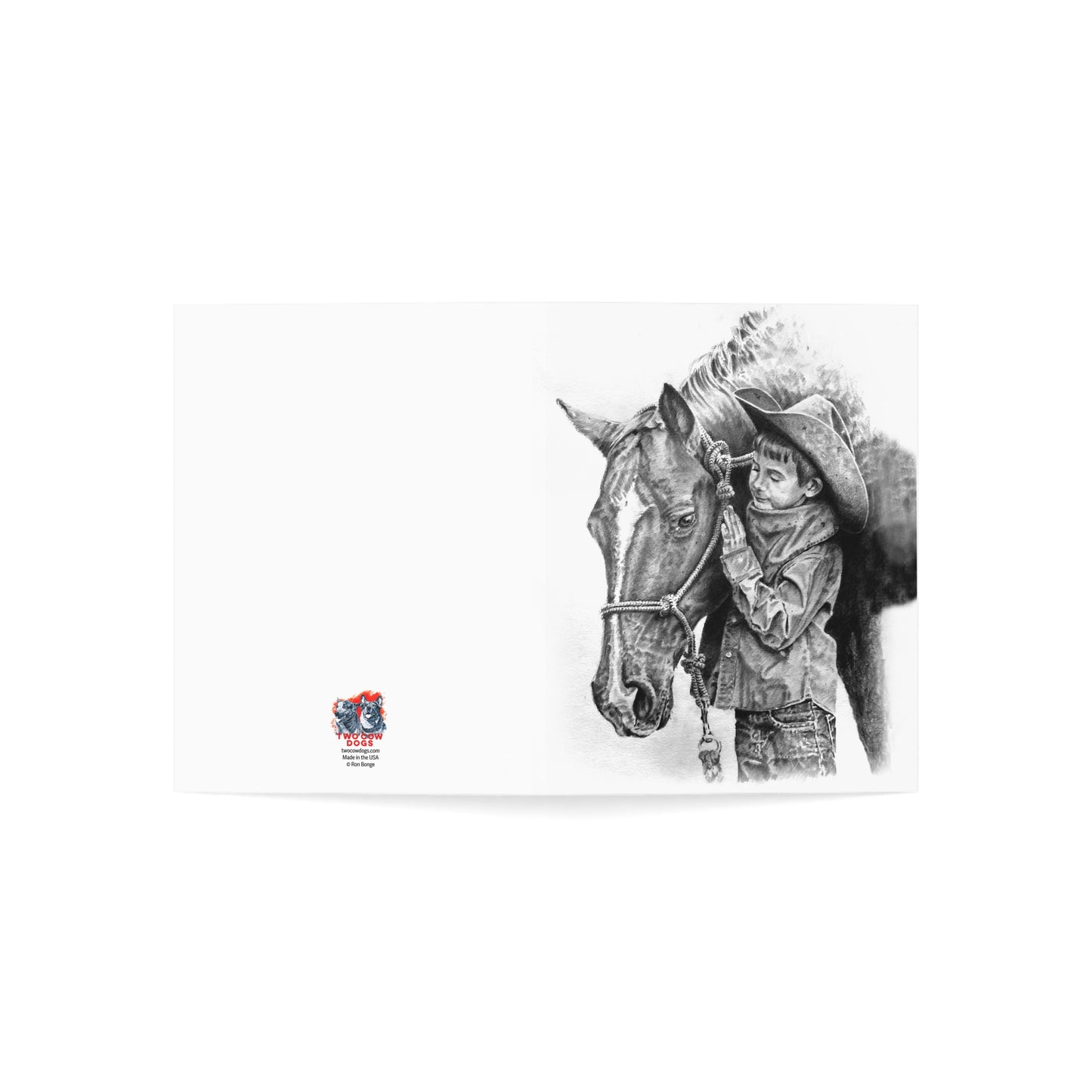 The Best Gift, Quarter Horse, Blank Notecards (envelopes included)