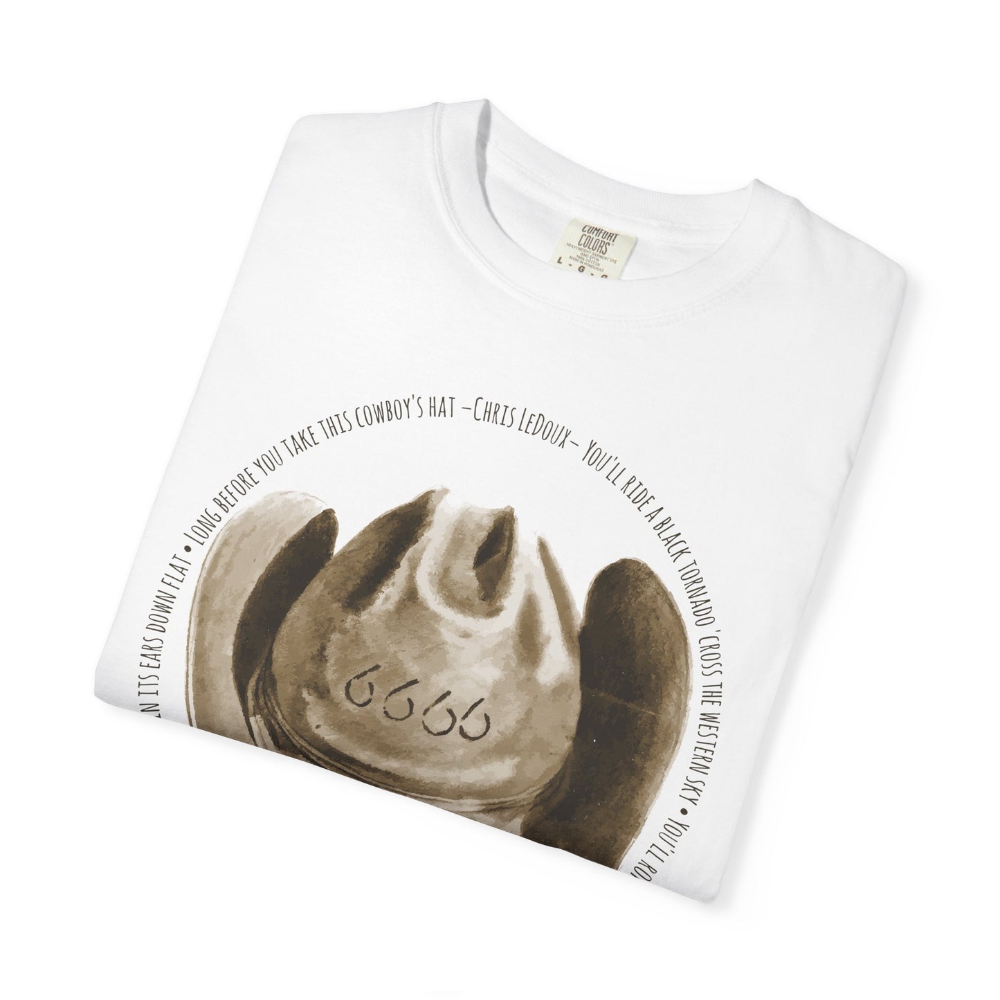 Unisex T-Shirt 6666 Cowboy Hat Design