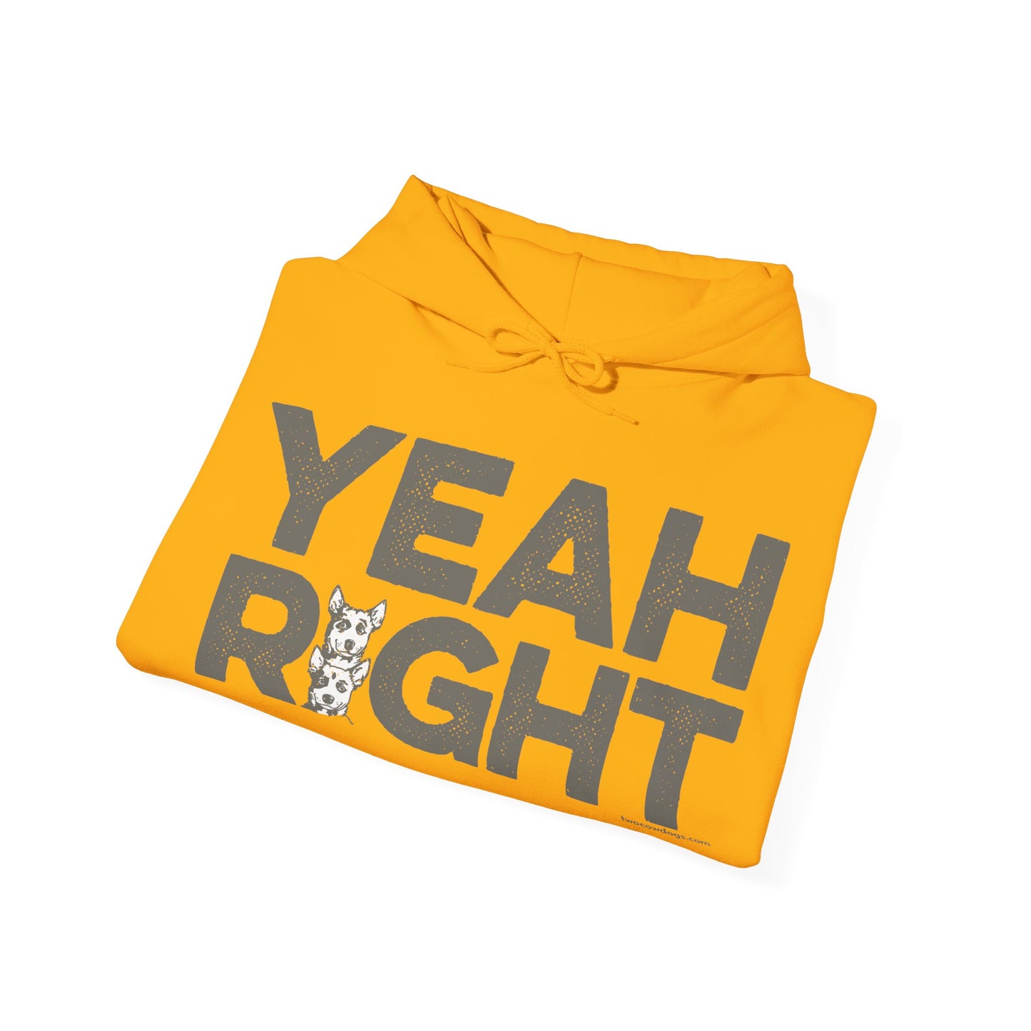 YEAH RIGHT, Heavy-Blend Hooded Sweatshirt