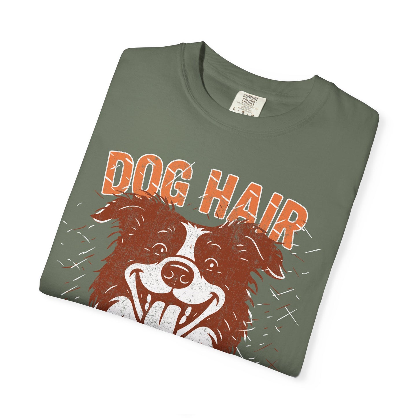 Dog Hair, Don't Care T-Shirt with Border Collie