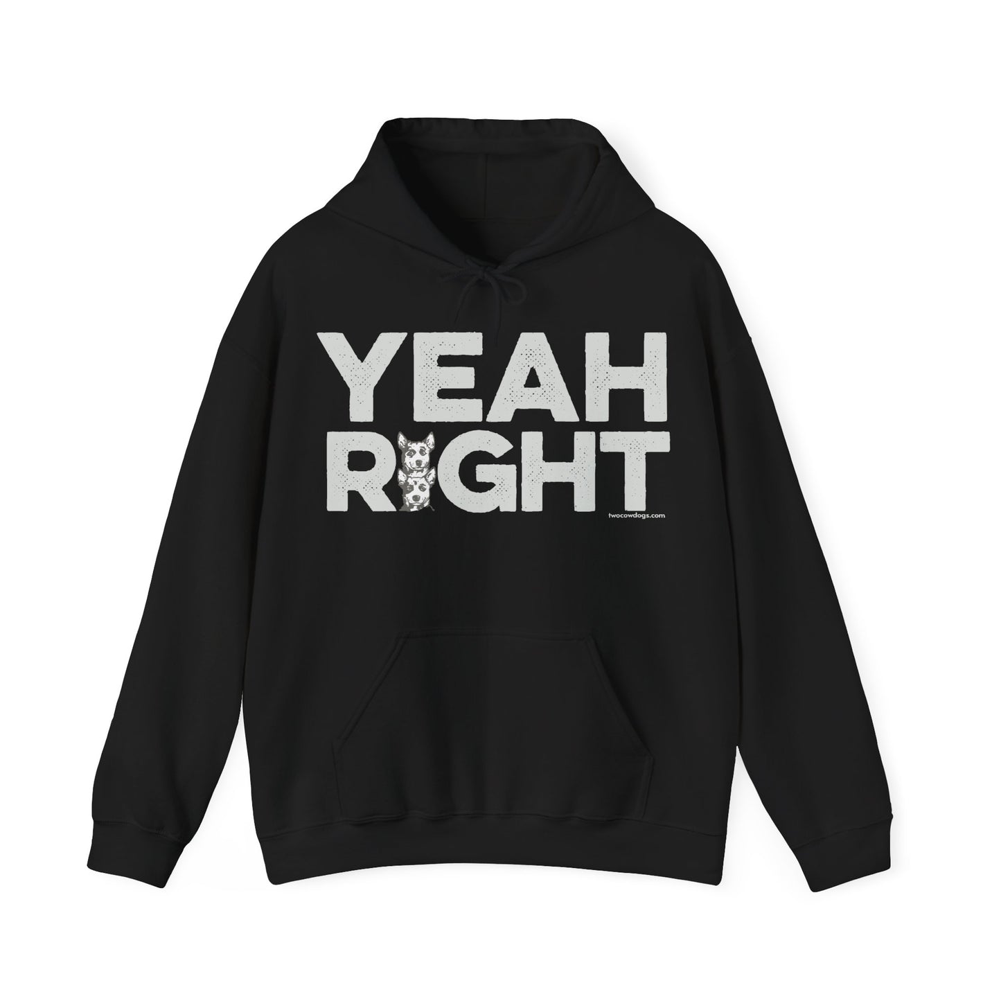 YEAH RIGHT, Heavy-Blend Hooded Sweatshirt