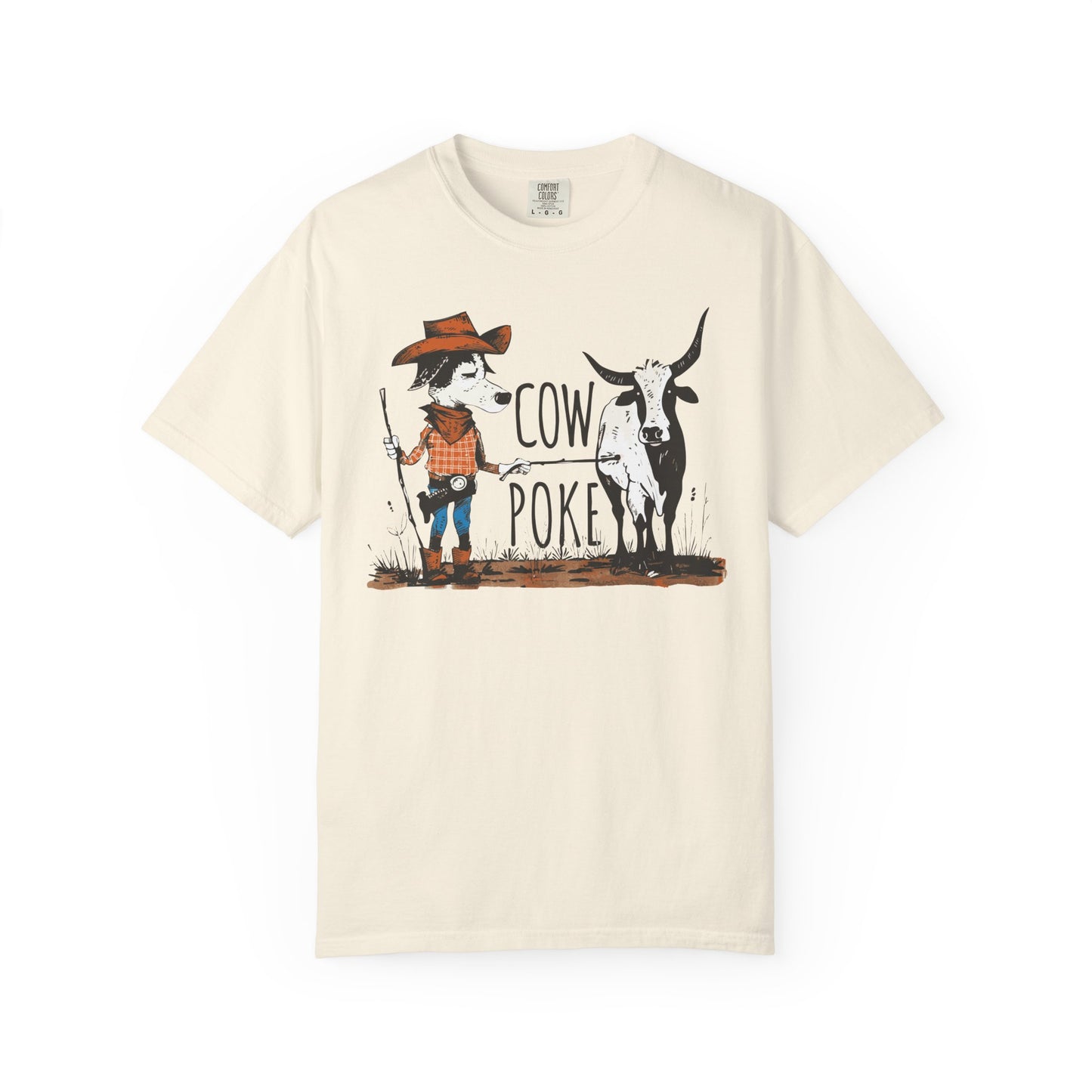 Cow Poke T-Shirt - Unisex Garment-Dyed
