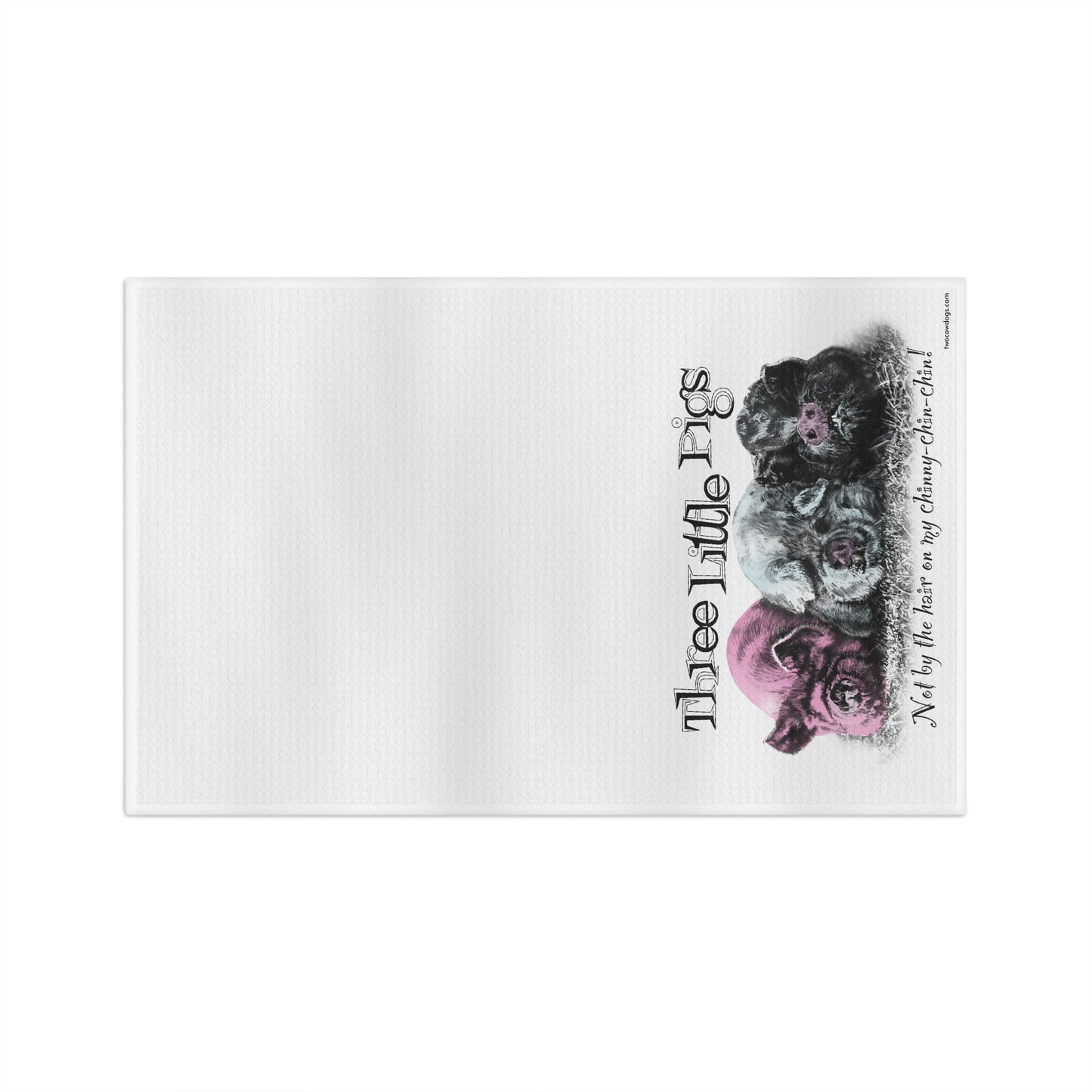 Three Little Pigs Microfiber Tea Towel
