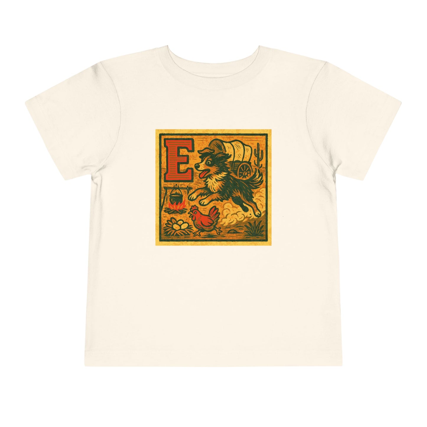 Western Block "E" Toddler Heavy Cotton™ Tee