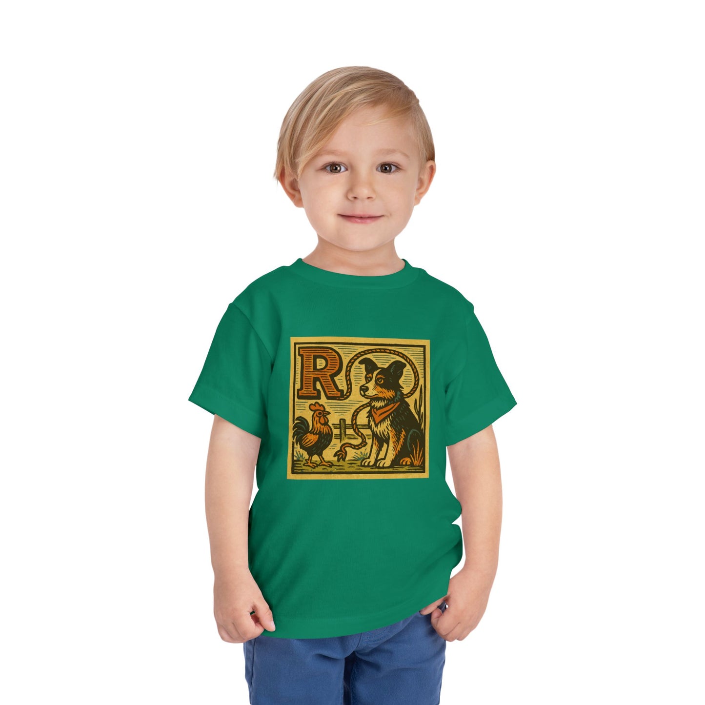 Western Block "R" Toddler Heavy Cotton™ Tee
