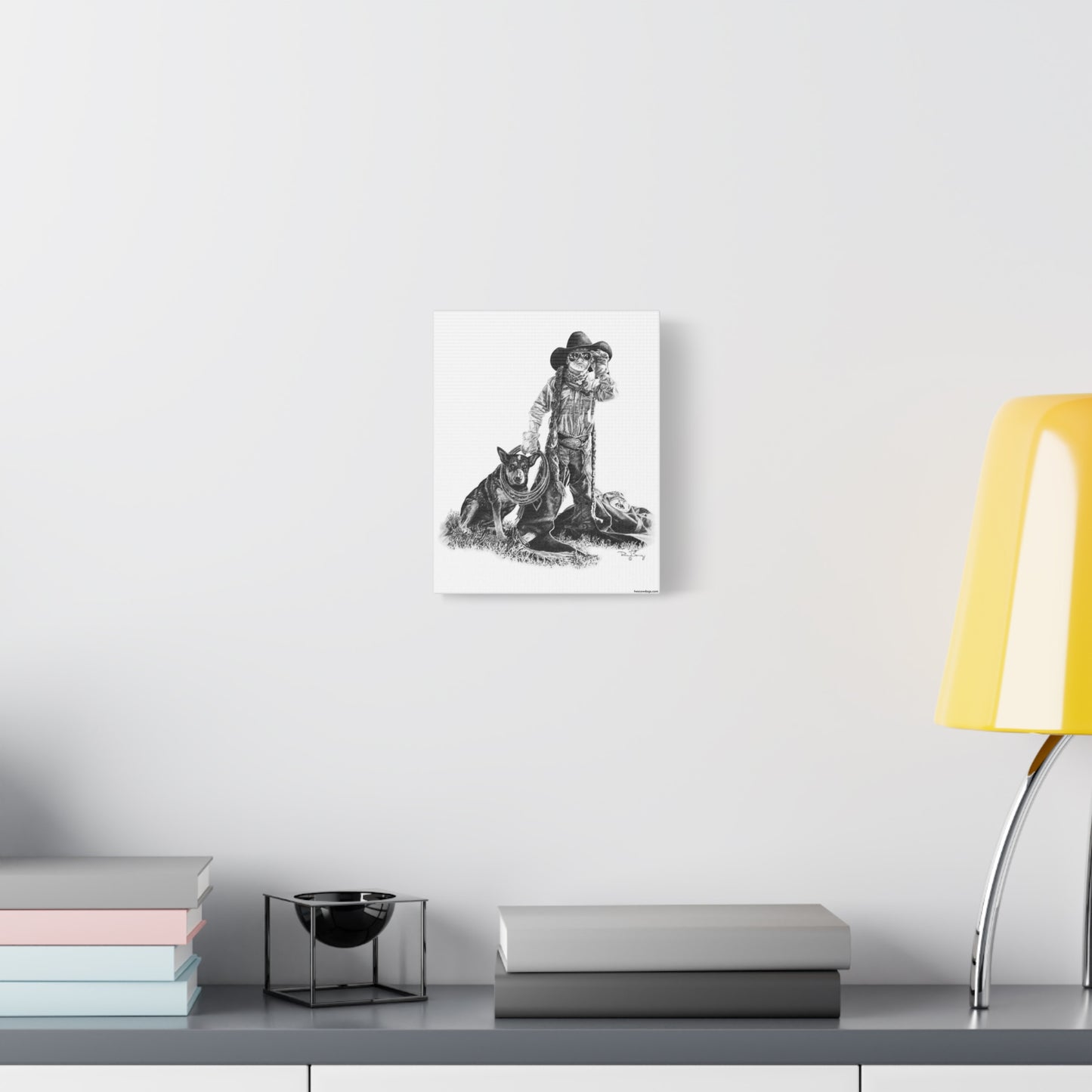 Future All-Around Cowboy Stretched Canvas