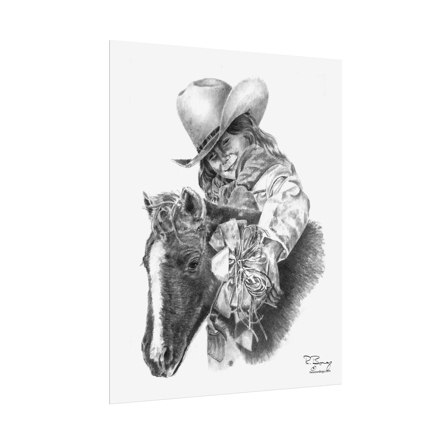 Christmas Pony Print