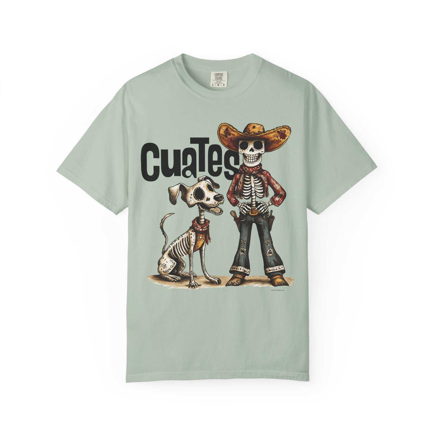 Cowboy and Cowdog Dia de los Muertos T-shirt