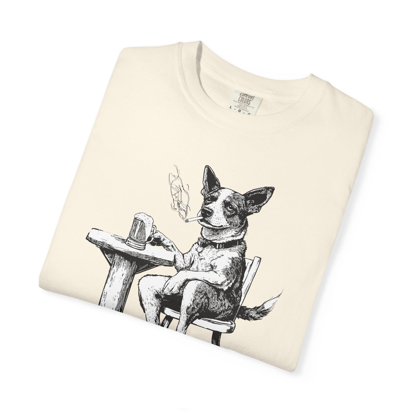 Dog Drinking Beer T-Shirt for Dog Lovers