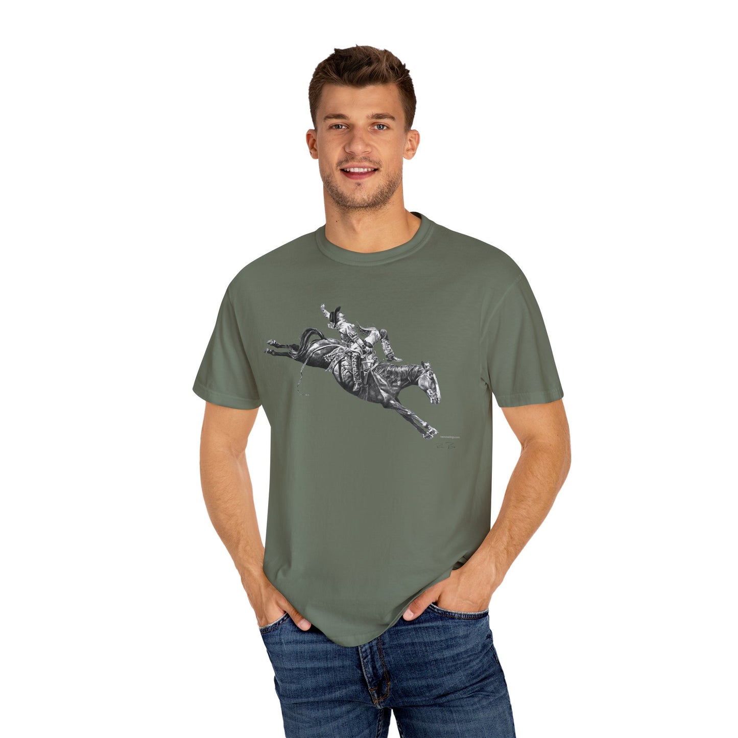 Bareback Jack T-shirt - Unisex Garment-Dyed