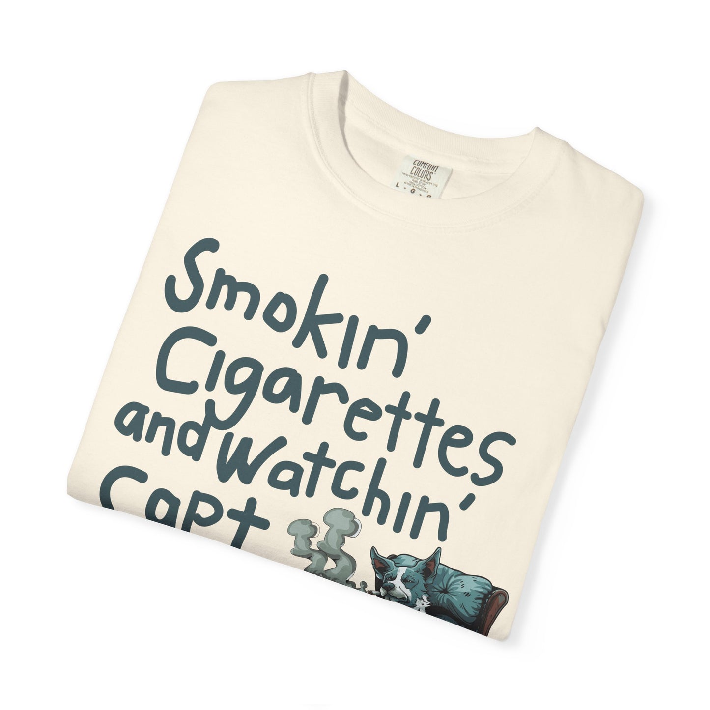 Retro T-Shirt 'Smokin' Cigarettes and Watchin' Captain Kangaroo'