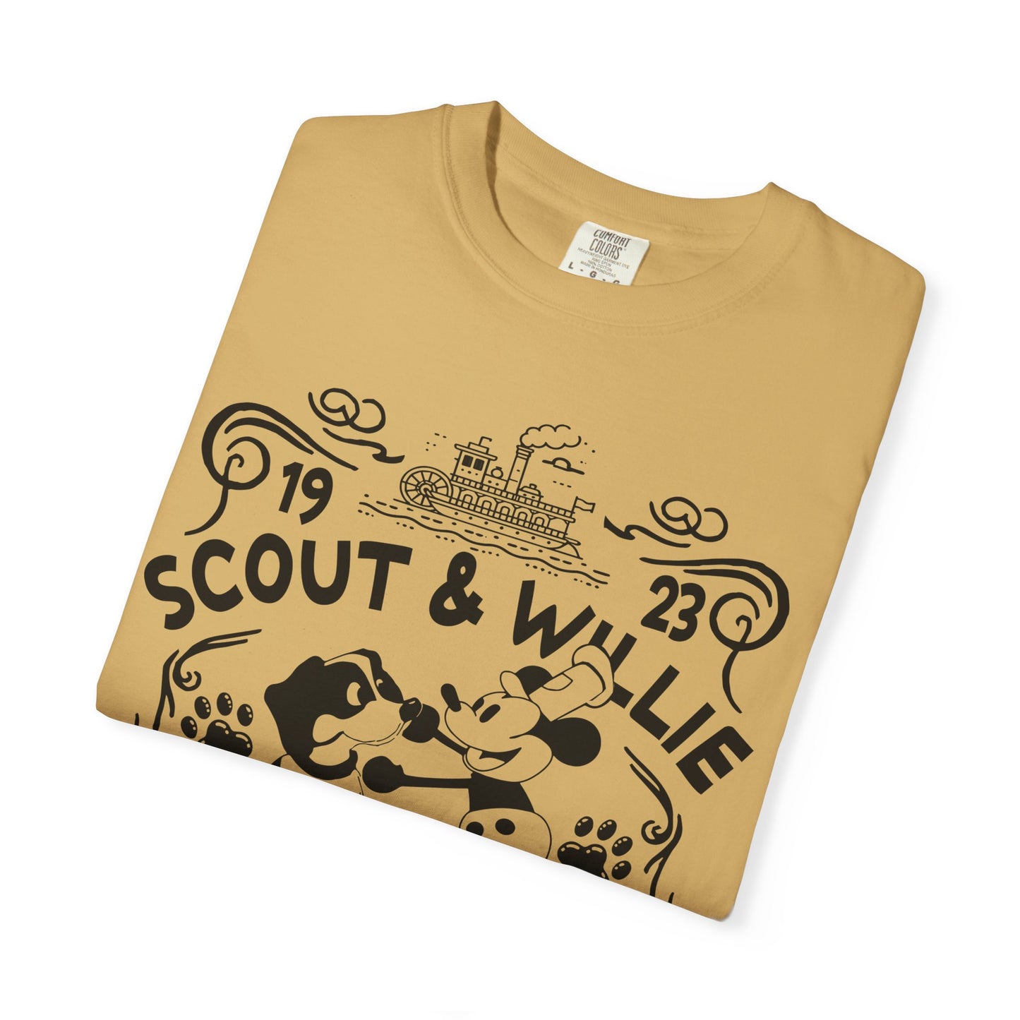 Vintage Scout and Steamboat Willie T-Shirt