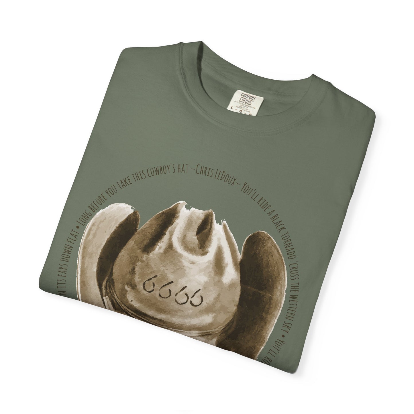 Unisex T-Shirt 6666 Cowboy Hat Design