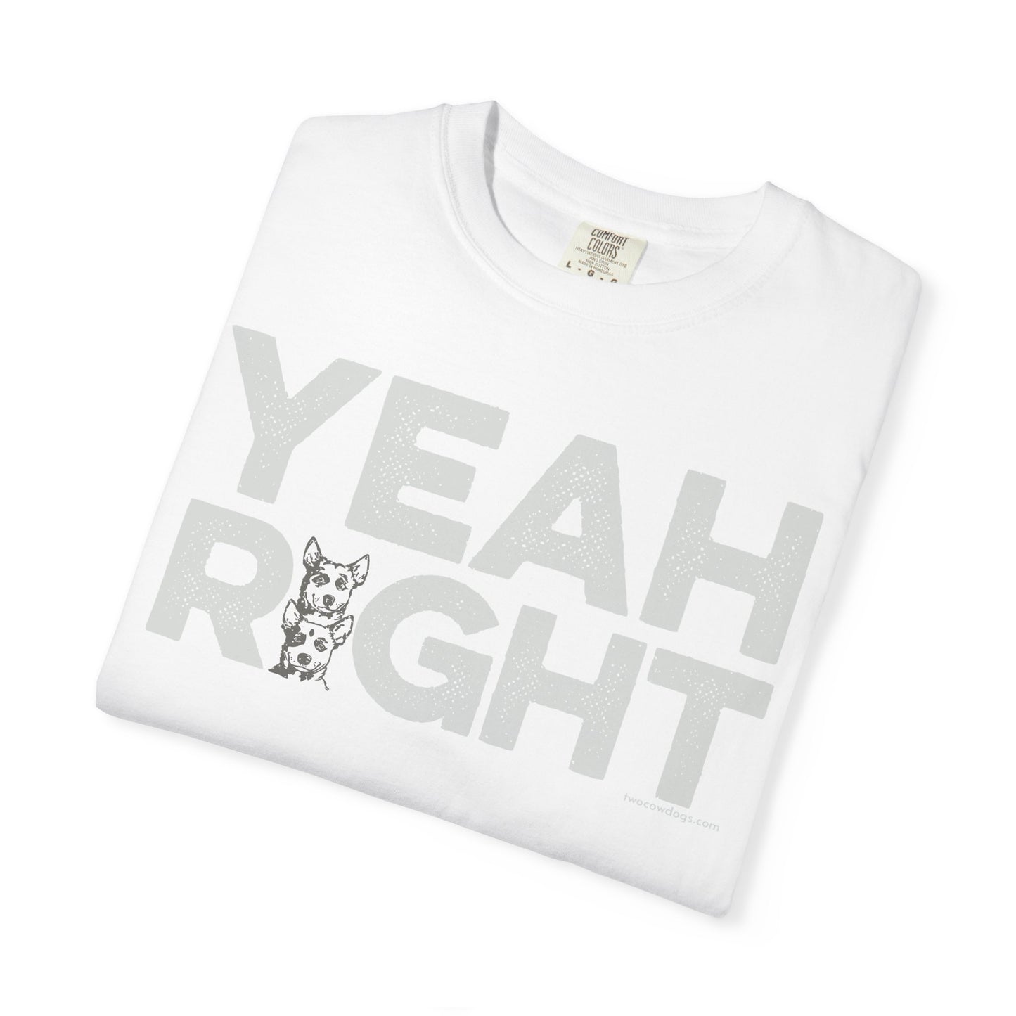 YEAH RIGHT, Garment Dyed T-Shirt