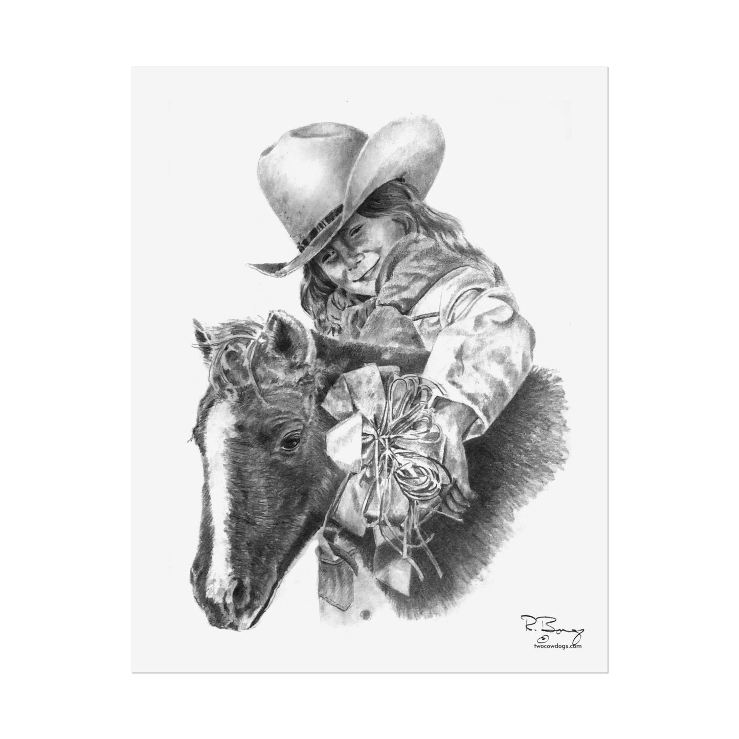 Christmas Pony Print